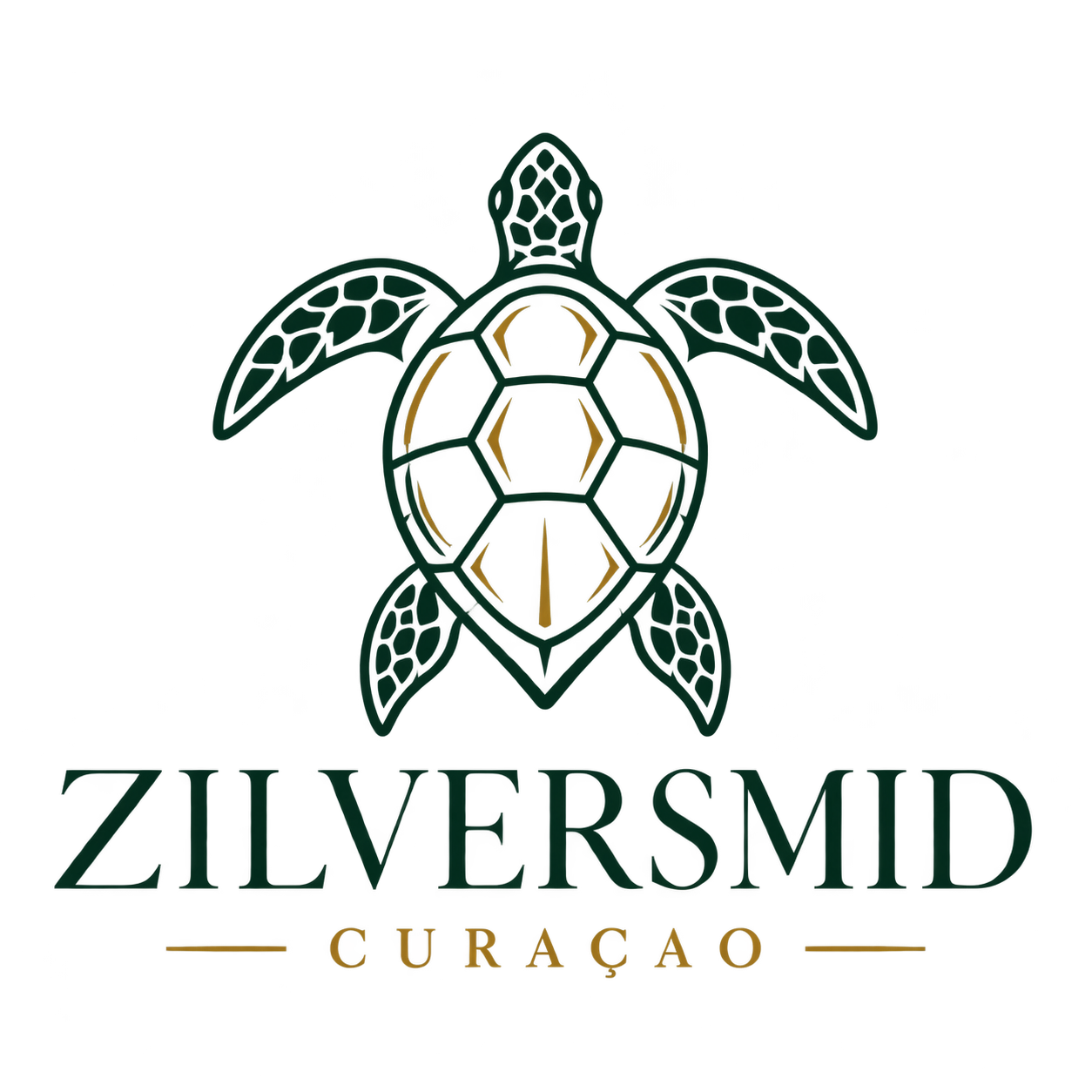 Zilversmid Curaçao - turtle logo