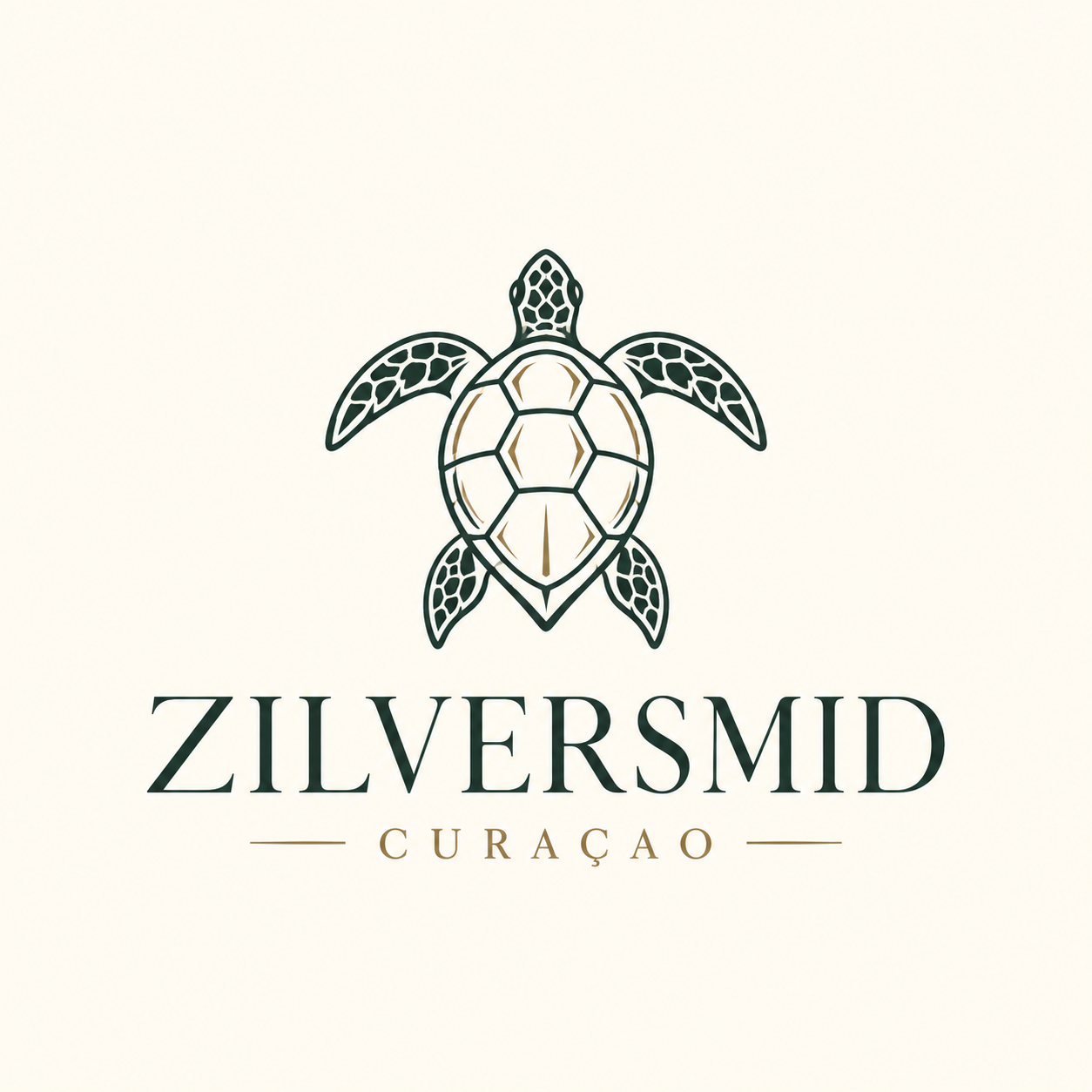 Zilversmid Curaçao - schildpadlogo